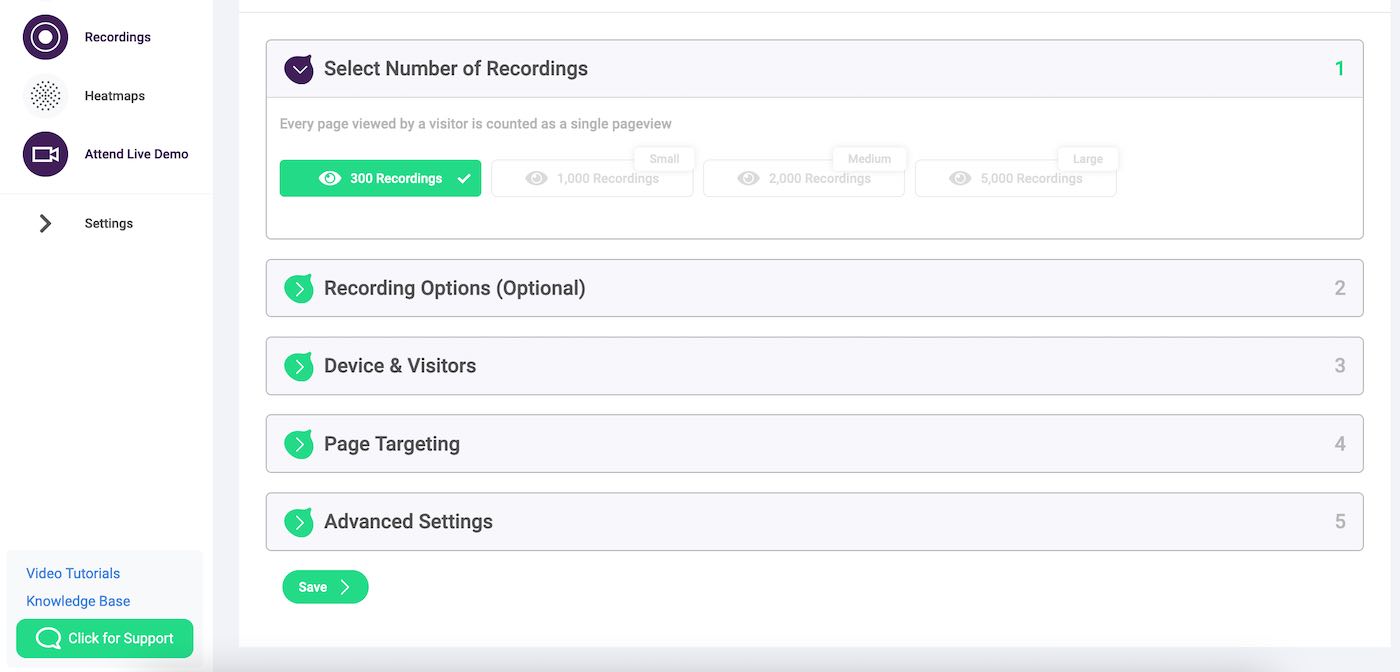 FigPii   How to record visitor web sessions