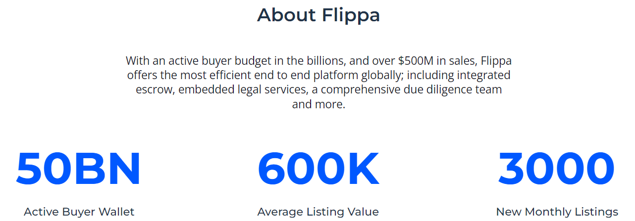 Flippa Stats